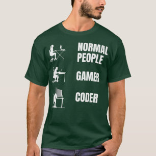 How Programmer Sit Funny Coding Clothing Premium T-Shirt