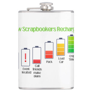 How Scrapbookers Recharge Hip Flask