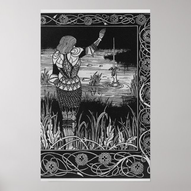 How Sir Bedivere Cast the Sword Excalibur Poster (Front)