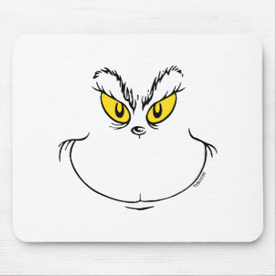 How Stole Christmas Face  Mouse Pad
