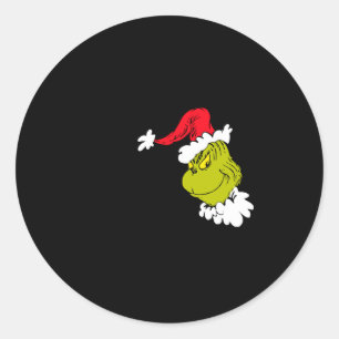 How Stole Christmas Hes A Mean One Classic Round Sticker