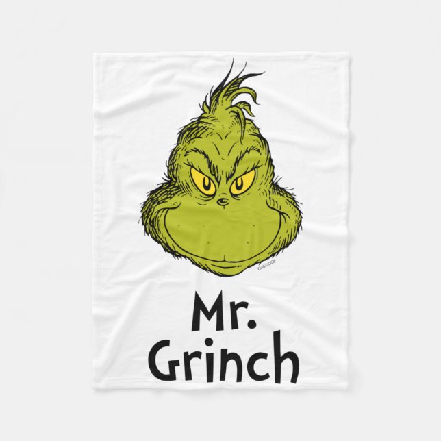 How Stole Christmas Mr  Fleece Blanket (Front)