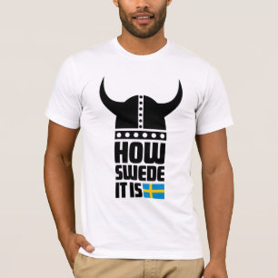How Swede It Is funny American Apparel Fitted T T-Shirt