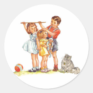 "How Tall Are You?" Classic Round Sticker