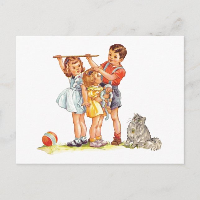 "How Tall Are You?" Postcard (Front)