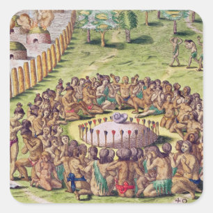 How the Chief is Buried, from 'Brevis Square Sticker