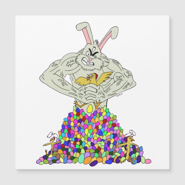 How the Easter Bunny gets his eggs  (Front)