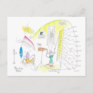 How the Eye Works Postcard