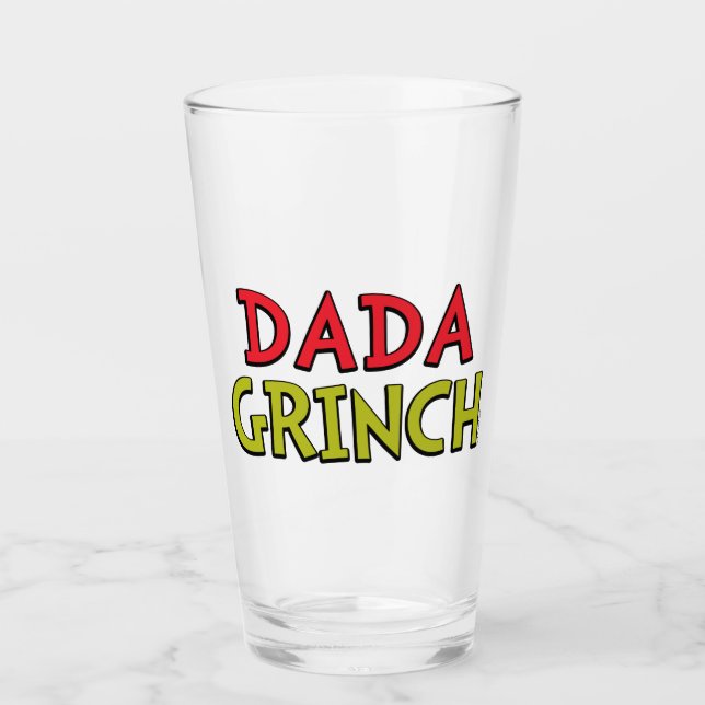 How the Grinch Stole Christmas | Dada Grinch Glass (Front)