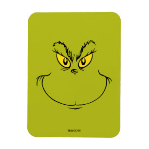 How the Grinch Stole Christmas Face Magnet