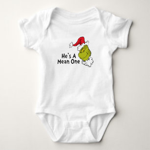How the Grinch Stole Christmas   He's A Mean One Baby Bodysuit