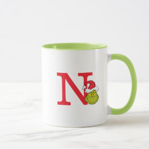 How the Grinch Stole Christmas   Monogram N Mug