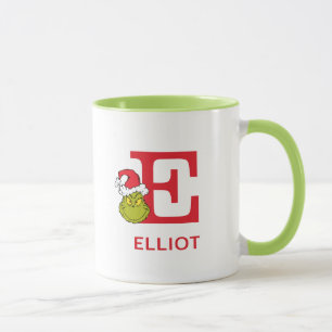 How the Grinch Stole Christmas   Name & Monogram E Mug