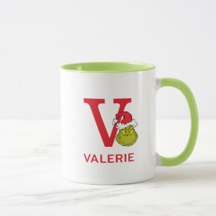 How the Grinch Stole Christmas   Name & Monogram V Mug
