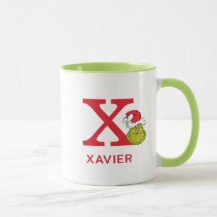 How the Grinch Stole Christmas   Name & Monogram X Mug