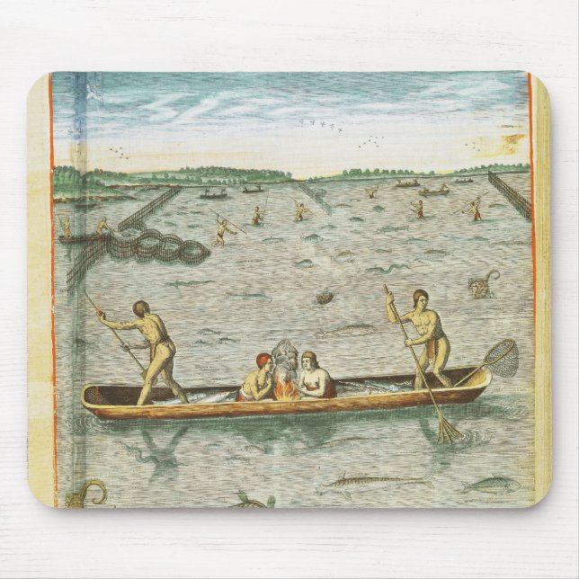 How the Indians Catch their Fish Mouse Pad (Front)