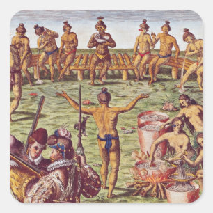 How the inhabitants of Florida made decisions Square Sticker