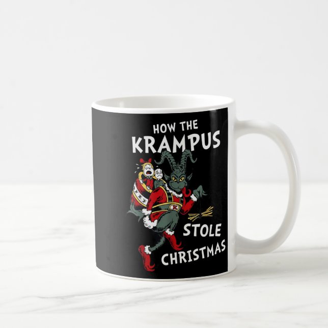 How The Krampus Stole Christmas  Coffee Mug (Right)