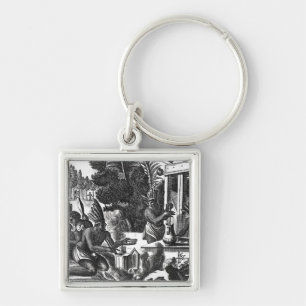 How the Natives of New Spain Key Ring