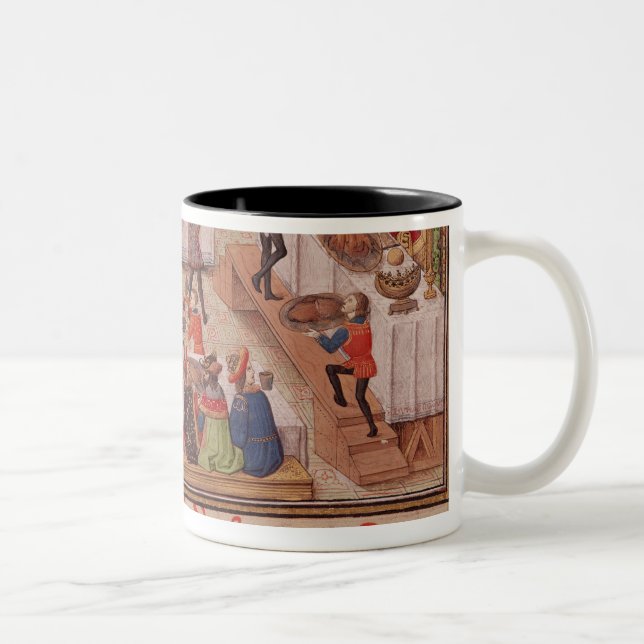 How the Noble King Alexander was Poisoned Two-Tone Coffee Mug (Right)