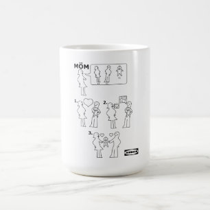 How to Assemble an Adoptive Mum Instruction Parody Coffee Mug
