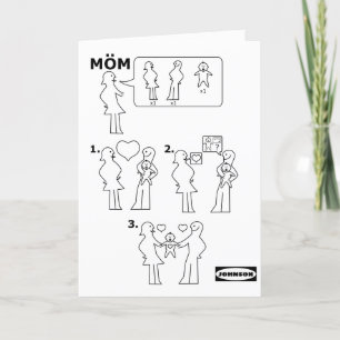 How to Assemble an Adoptive Mum Instruction Parody Holiday Card