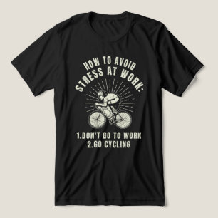 How to avoid stress at work Cycling Tri-Blend Shirt