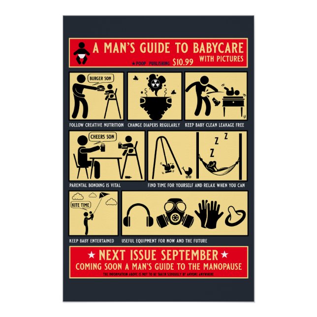 How To Be A Dad Guide Poster (Front)