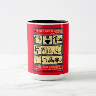 How To Be A Dad Guide Two-Tone Coffee Mug