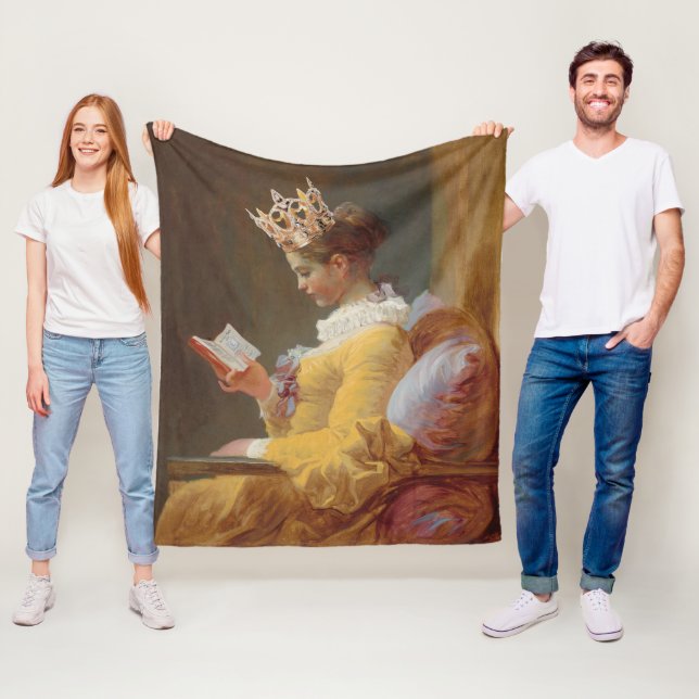 How to be a Queen Fleece Blanket (In Situ)