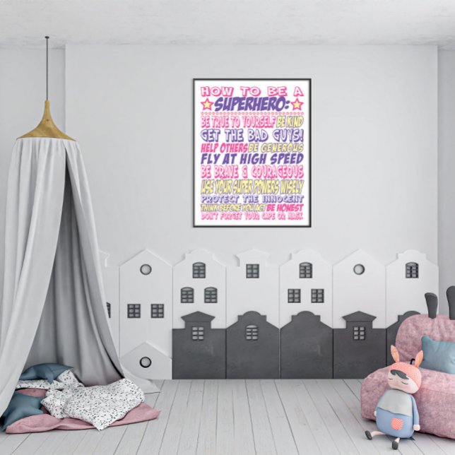 How to be a Superhero Poster (Creator Uploaded)