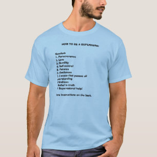 HOW TO BE A SUPERHERO: T-Shirt