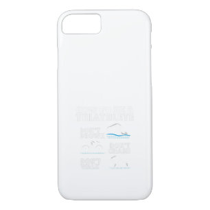How To Be a Triathlete Triathlon iPhone 8/7 Case