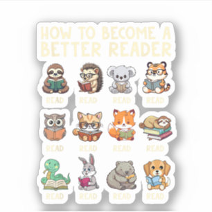 How to Become a Better Reader Book Funny Animals 