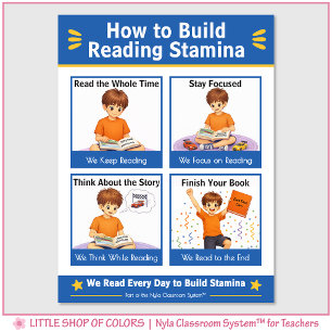 How to Build Reading Stamina Anchor Chart