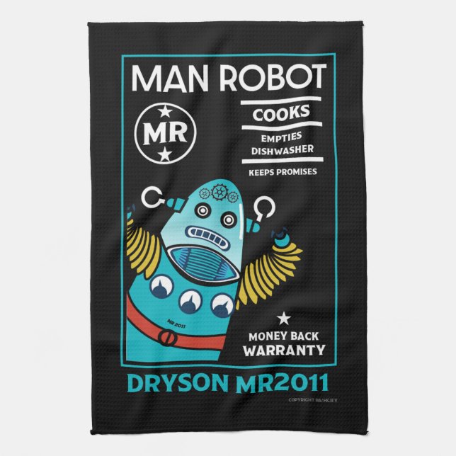 How To Change A Man Tea Towel (Vertical)