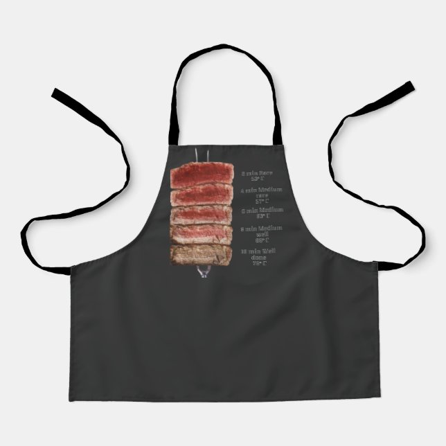 HOW TO COOK STEAK  APRON (Front)