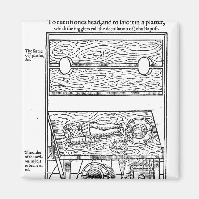 How to Cut Off One's Head Magnet (Front)