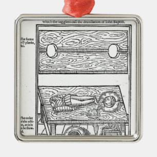 How to Cut Off One's Head Metal Ornament