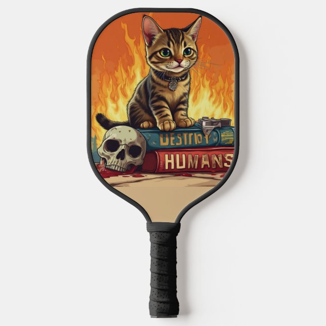 How to Destroy Humans  Pickleball Paddle (Front)