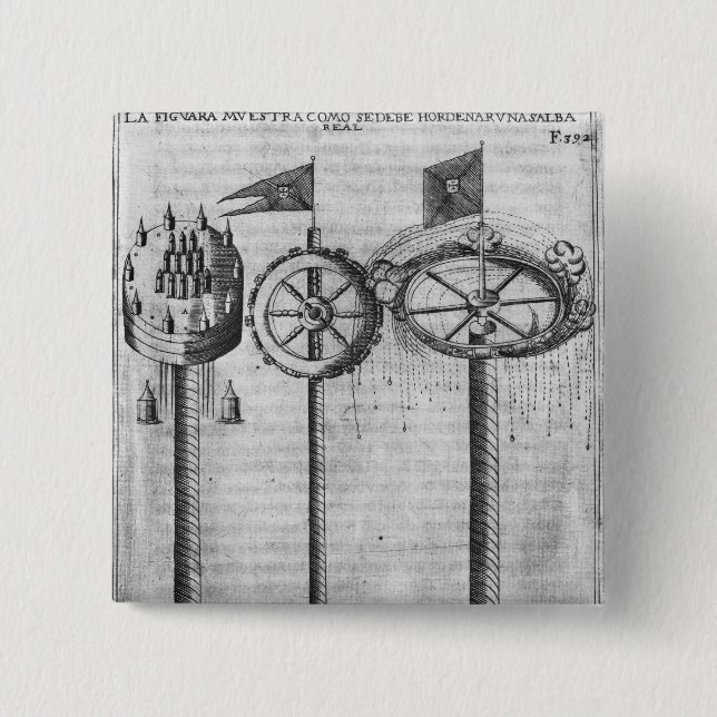 How to fire a royal salute 15 cm square badge (Front)