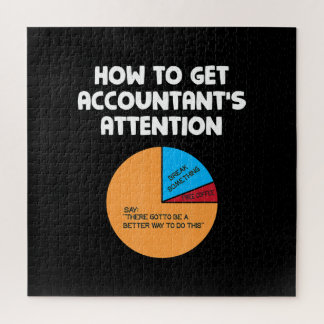 How To Get Accountant's Attention Chart Gift Jigsaw Puzzle