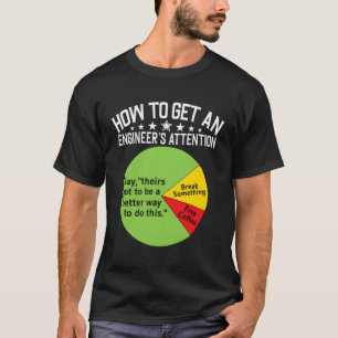 How To Get Engineers Attention Engineering Compute T-Shirt