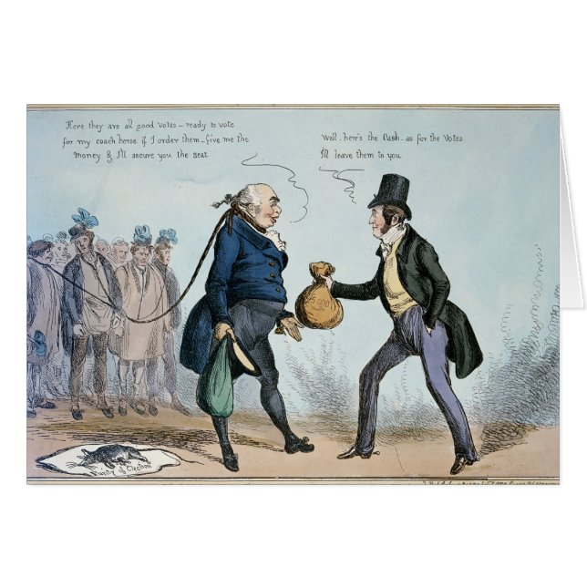 How to get made an MP, 19th July 1830 (Front Horizontal)