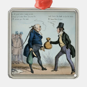 How to get made an MP, 19th July 1830 Metal Ornament