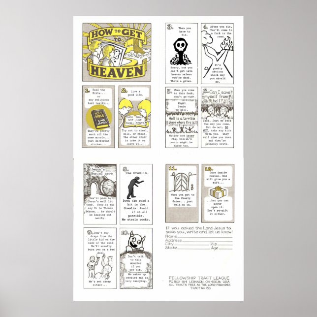 HOW TO GET TO HEAVEN POSTER (Front)