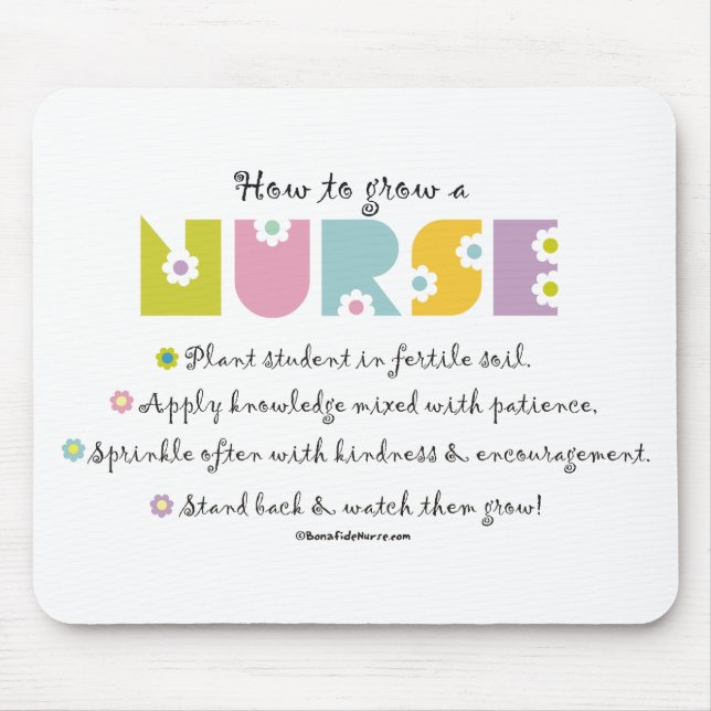 How to grow a Nurse Mouse Pad (Front)