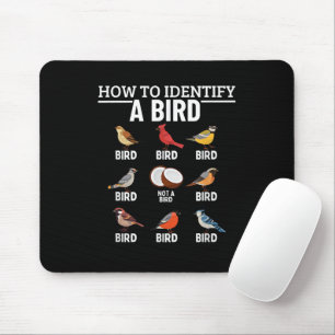 How To Identify A Bird Funny Bird Watching Mouse Pad