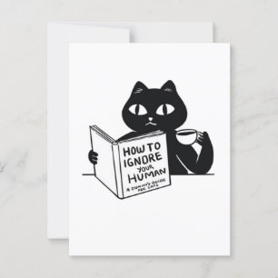 How to ignore your people postcard
