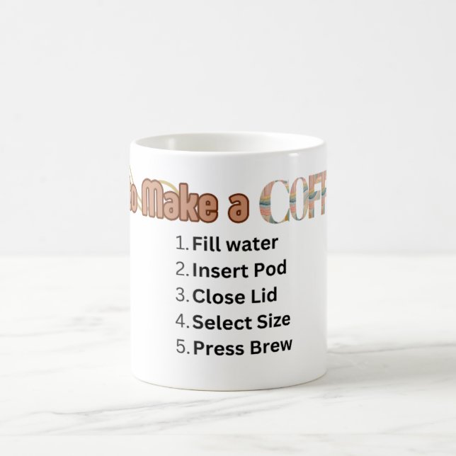 How to Make a Coffee Funny Typography Mug (Center)